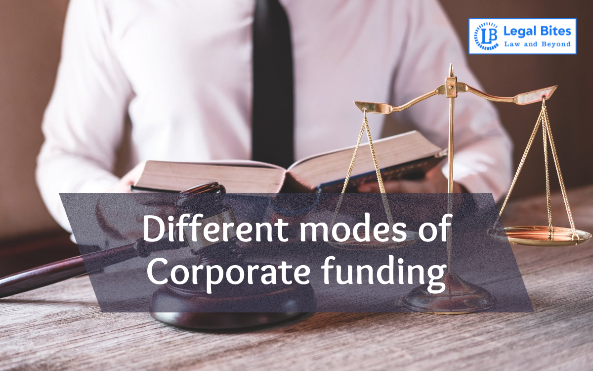 Different modes of Corporate funding