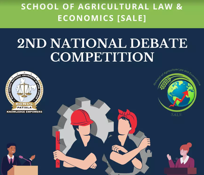2nd SALE National Debate Competition | School of Agriculture Law and Economics (SALE), RGNUL